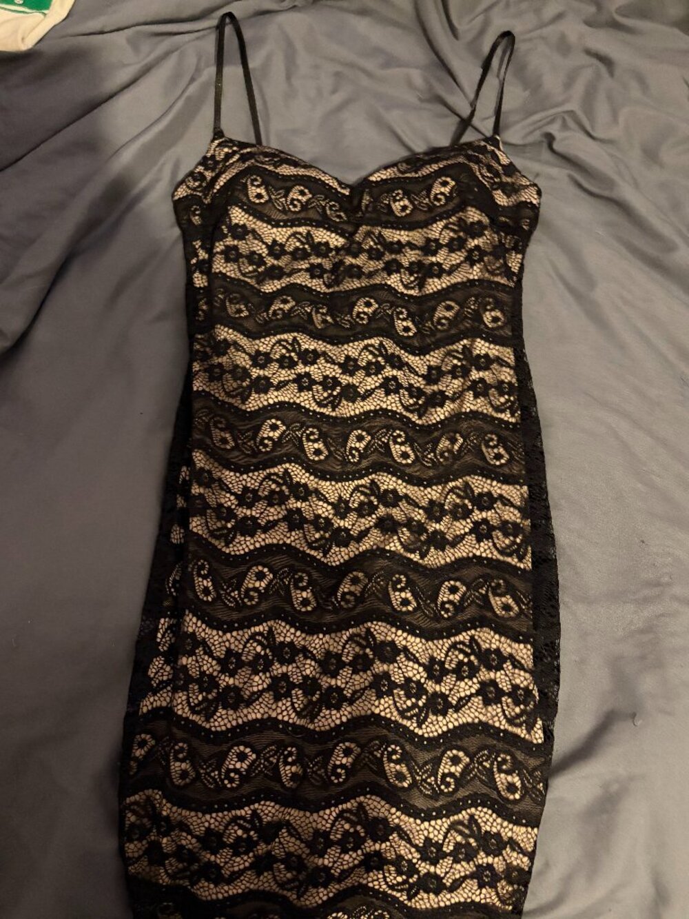 Black and tan dress